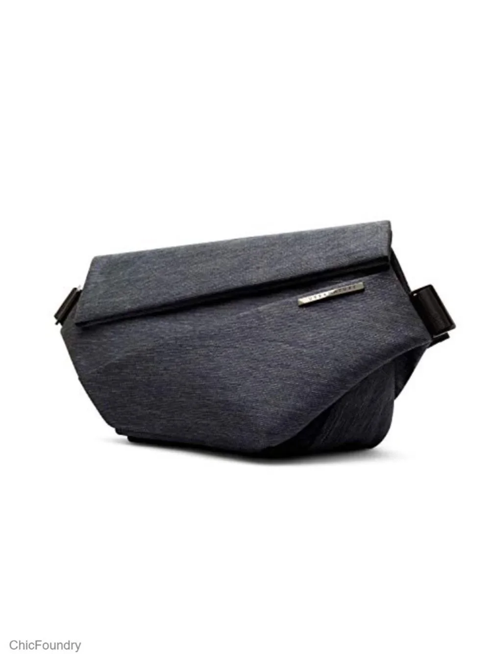 Expandable 5-6L Sling Bag with Five Zones, YKK Zipper and Mag-Snap, Men's